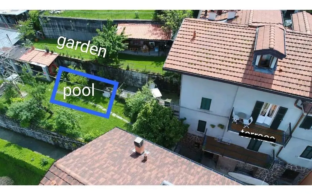Mella house garden relax Villa Lezzeno